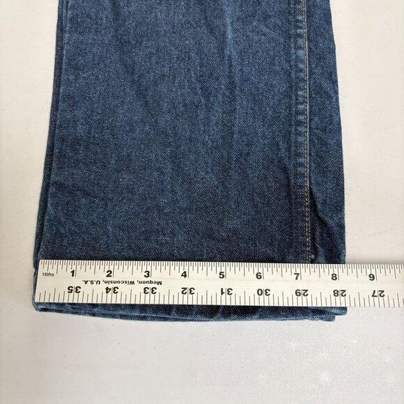 Wrangler FR Flame Resistant Work Jeans Size 36 x 30 Blue Straight Leg FR13MWZ - Picture 12 of 12